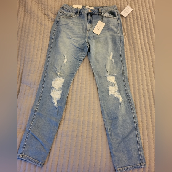 Encore Jeans Denim - Encore high rise distressed skinny jeans size 15 - NWT